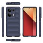 For Redmi Note 14S 4G Global Magic Shield TPU + Flannel Phone Case(Dark Blue) - 3