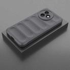 For Redmi K80 Ultra 5G Magic Shield TPU + Flannel Phone Case(Dark Grey) - 2