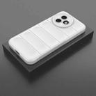 For Redmi K80 Ultra 5G Magic Shield TPU + Flannel Phone Case(White) - 2