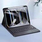 For iPad Pro 11 2024 DUX DUCIS TK Series Wireless Bluetooth Keyboard Tablet Protective Case(Black) - 1