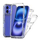 For iPhone 16 Plus Acrylic Transparent Phone Case - 1