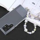 Mobile Phone Anti-lost Crystal Rhinestone Bead Chain Short Lanyard(Silver) - 3