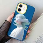 For iPhone 11 Blindfold Girl PC Hybrid TPU Phone Case(Royal Blue) - 1