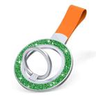 Glitter Magnetic Ring Buckle Holder(Pink Green + Orange) - 1