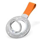 Glitter Magnetic Ring Buckle Holder(Pink Silver + Orange) - 1