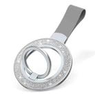 Glitter Magnetic Ring Buckle Holder(Pink Silver + Grey) - 1