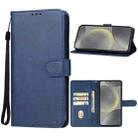 For Samsung Galaxy S24 FE 5G Leather Phone Case(Blue) - 1