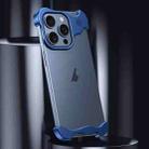 For iPhone 12 Pro Aromatherapy Alloy Frameless Phone Case(Blue) - 2