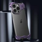 For iPhone 16 Aromatherapy Alloy Frameless Phone Case(Purple) - 2