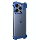 For iPhone 16 Pro Aromatherapy Alloy Frameless Phone Case(Blue) - 1