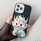 For iPhone 15 Pro Loong Baby PC Hybrid TPU Phone Case(Black) - 1