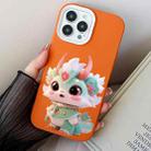 For iPhone 15 Pro Loong Baby PC Hybrid TPU Phone Case(Orange) - 1