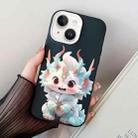 For iPhone 15 Loong Baby PC Hybrid TPU Phone Case(Black) - 1