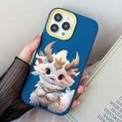 For iPhone 14 Pro Loong Baby PC Hybrid TPU Phone Case(Royal Blue) - 1