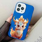 For iPhone 14 Pro Loong Baby PC Hybrid TPU Phone Case(Blue) - 1