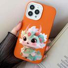 For iPhone 14 Pro Max Loong Baby PC Hybrid TPU Phone Case(Orange) - 1