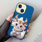 For iPhone 13 Loong Baby PC Hybrid TPU Phone Case(Royal Blue) - 1