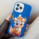 For iPhone 12 Pro Max Loong Baby PC Hybrid TPU Phone Case(Blue) - 1