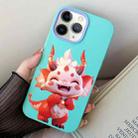 For iPhone 11 Pro Max Loong Baby PC Hybrid TPU Phone Case(Sky Cyan) - 1