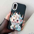 For iPhone XR Loong Baby PC Hybrid TPU Phone Case(Black) - 1
