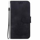 For Infinix Hot 30 4G X6831 Lotus Embossed Leather Phone Case(Black) - 2