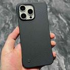 For iPhone 13 Pro Carbon Fiber Frameless Cooling Phone Case(Black) - 1