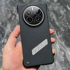 For Huawei Mate 50 Pro Carbon Fiber Frameless Cooling Phone Case(Silver) - 1