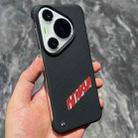 For Huawei Pura 70 Carbon Fiber Frameless Cooling Phone Case(Red) - 1