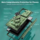 For Samsung Galaxy Z Fold7 5G Sliding Window Hinge Phone Case with Ring Stand(Green) - 2