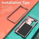 For Samsung Galaxy Z Fold7 5G Sliding Window Hinge Phone Case with Ring Stand(Rose Gold) - 3
