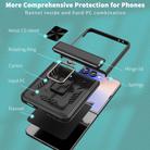 For Samsung Galaxy Z Flip7 5G Sliding Window Hinge Phone Case with Ring Stand(Black) - 2