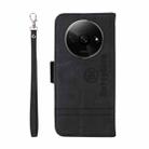 For Xiaomi Poco C61 4G / Redmi A3 4G Global BETOPNICE Dual-side Buckle Leather Phone Case(Black) - 3