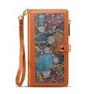For Samsung Galaxy S25 Ultra 5G ESEBLE Star Series Lanyard Zipper Wallet RFID Leather Case(Brown) - 2