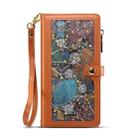 For Samsung Galaxy S24+ 5G ESEBLE Star Series Lanyard Zipper Wallet RFID Leather Case(Brown) - 2