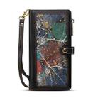 For Samsung Galaxy S24+ 5G ESEBLE Star Series Lanyard Zipper Wallet RFID Leather Case(Black) - 2