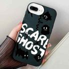For iPhone 7 Plus / 8 Plus Scared Ghost PC Hybrid TPU Phone Case(Black) - 1