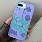 For iPhone 7 Plus / 8 Plus Scared Ghost PC Hybrid TPU Phone Case(Purple) - 1