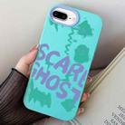 For iPhone 7 Plus / 8 Plus Scared Ghost PC Hybrid TPU Phone Case(Sky Cyan) - 1