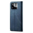 For Xiaomi 15 Denim Texture Casual Style Horizontal Flip Leather Case(Blue) - 3