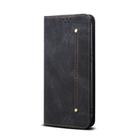 For Xiaomi 15 Ultra Denim Texture Casual Style Horizontal Flip Leather Case(Black) - 2