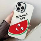 For iPhone 14 Pro Watermelon PC Hybrid TPU Phone Case(White) - 1