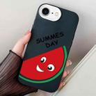 For iPhone 7 / 8 / SE 2022 Watermelon PC Hybrid TPU Phone Case(Black) - 1