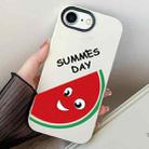 For iPhone 7 / 8 / SE 2022 Watermelon PC Hybrid TPU Phone Case(White) - 1