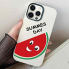 For iPhone 12 / 12 Pro Watermelon PC Hybrid TPU Phone Case(White) - 1