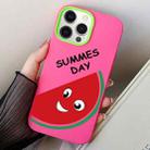 For iPhone 12 Pro Max Watermelon PC Hybrid TPU Phone Case(Rose Red) - 1