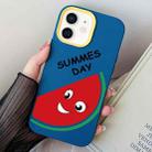 For iPhone 12 mini Watermelon PC Hybrid TPU Phone Case(Royal Blue) - 1