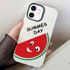 For iPhone 11 Watermelon PC Hybrid TPU Phone Case(White) - 1