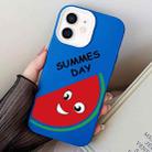 For iPhone 11 Watermelon PC Hybrid TPU Phone Case(Blue) - 1