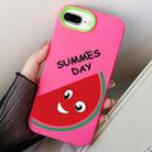 For iPhone 7 Plus / 8 Plus Watermelon PC Hybrid TPU Phone Case(Rose Red) - 1