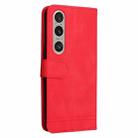 For Sony Xperia 1 VI Skin Feel Life Tree Metal Button Leather Phone Case(Red) - 3